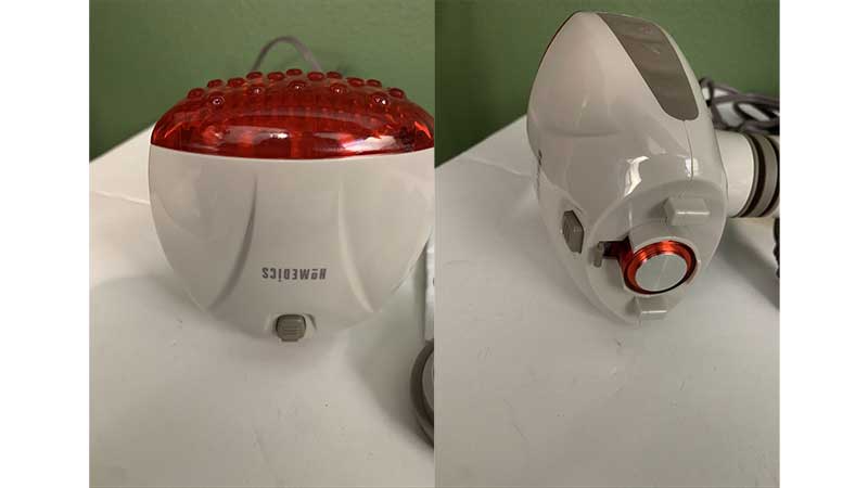 Máy massage cầm tay 2 đầu kèm nhiệt Homedics HHP-230-BL