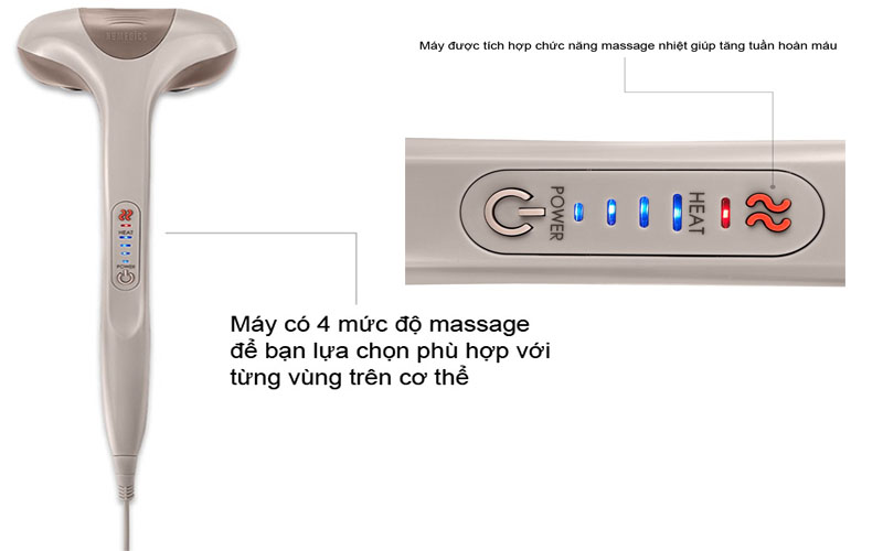 Máy massage cầm tay HoMedics HHP-351H - Hàng chính hãng