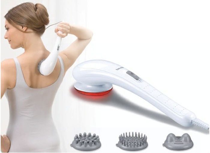 Máy massage cầm tay có đèn hồng ngoại Beurer MG21 - Hàng chính hãng