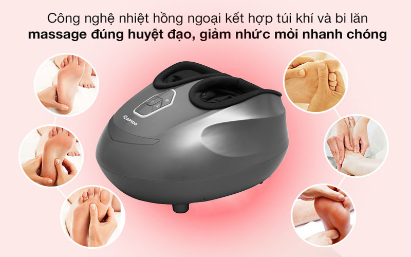 Máy massage chân Rapido RFM36 - Hàng chính hãng