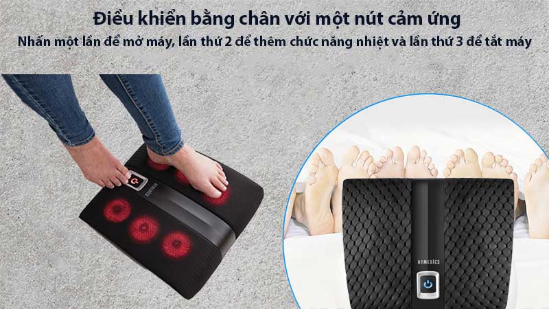 Máy massage chân Homedics FMS-271HA - Hàng chính hãng