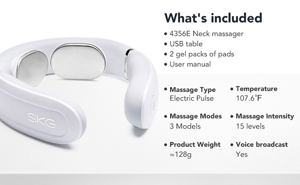 Máy massage cổ SKG 4356E - Hàng chính hãng