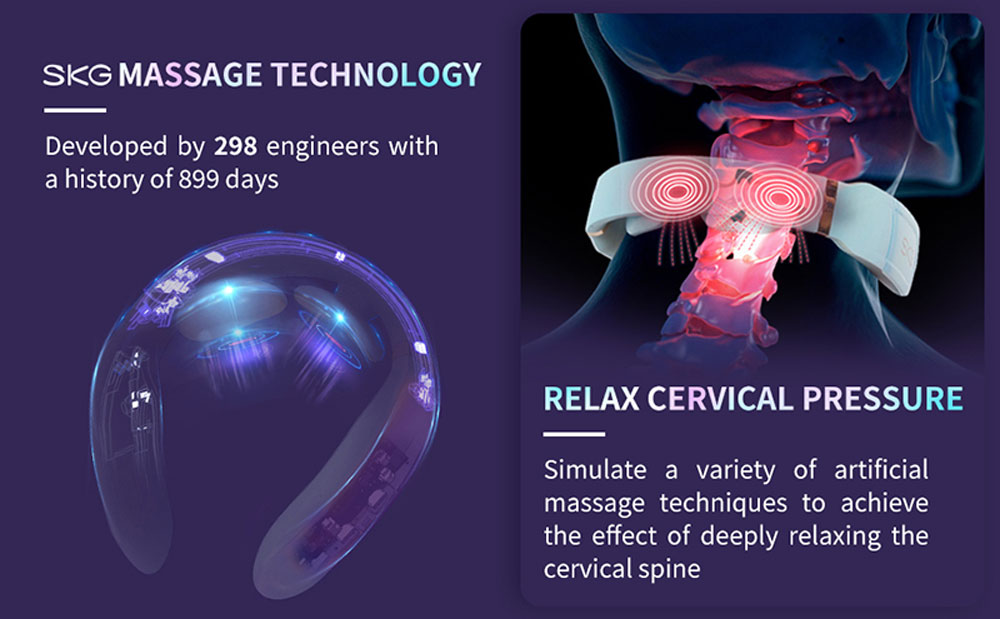 Máy massager Cổ SKG K6E - Hàng chính hãng