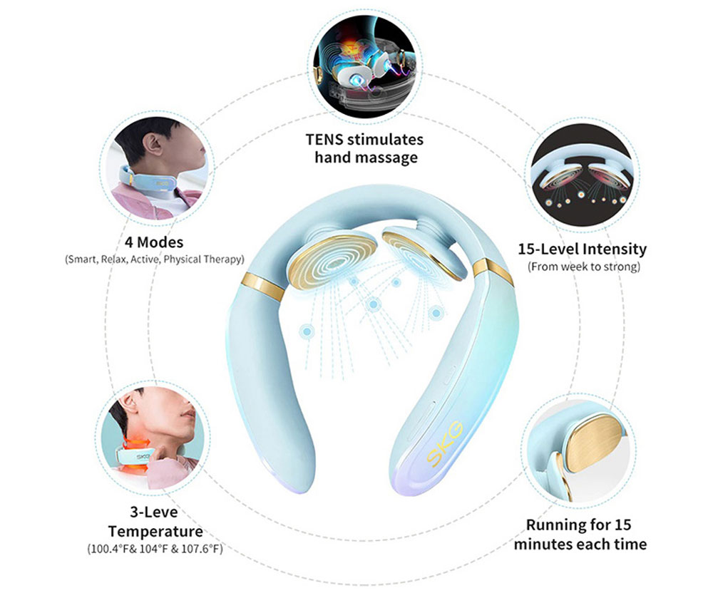 Máy massager Cổ SKG K6E - Hàng chính hãng