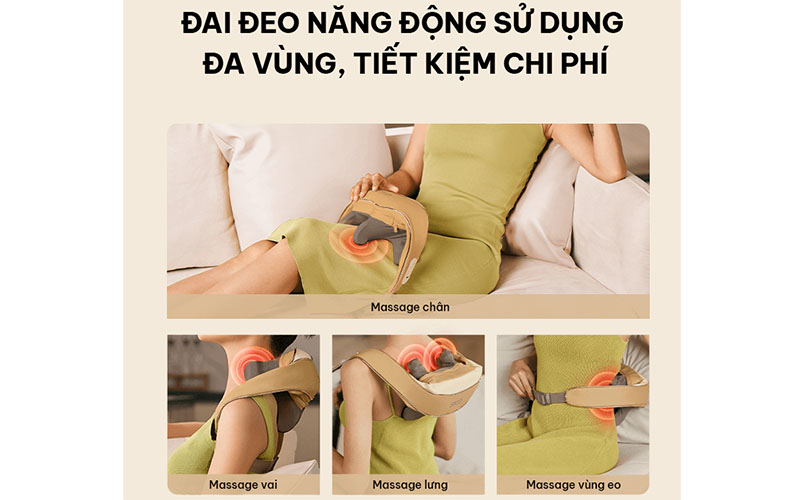 Máy massage cổ vai gáy SKG H5 - Hàng chính hãng