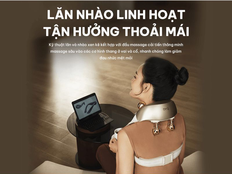 Máy massage cổ vai gáy SKG H5-2 - Hàng chính hãng