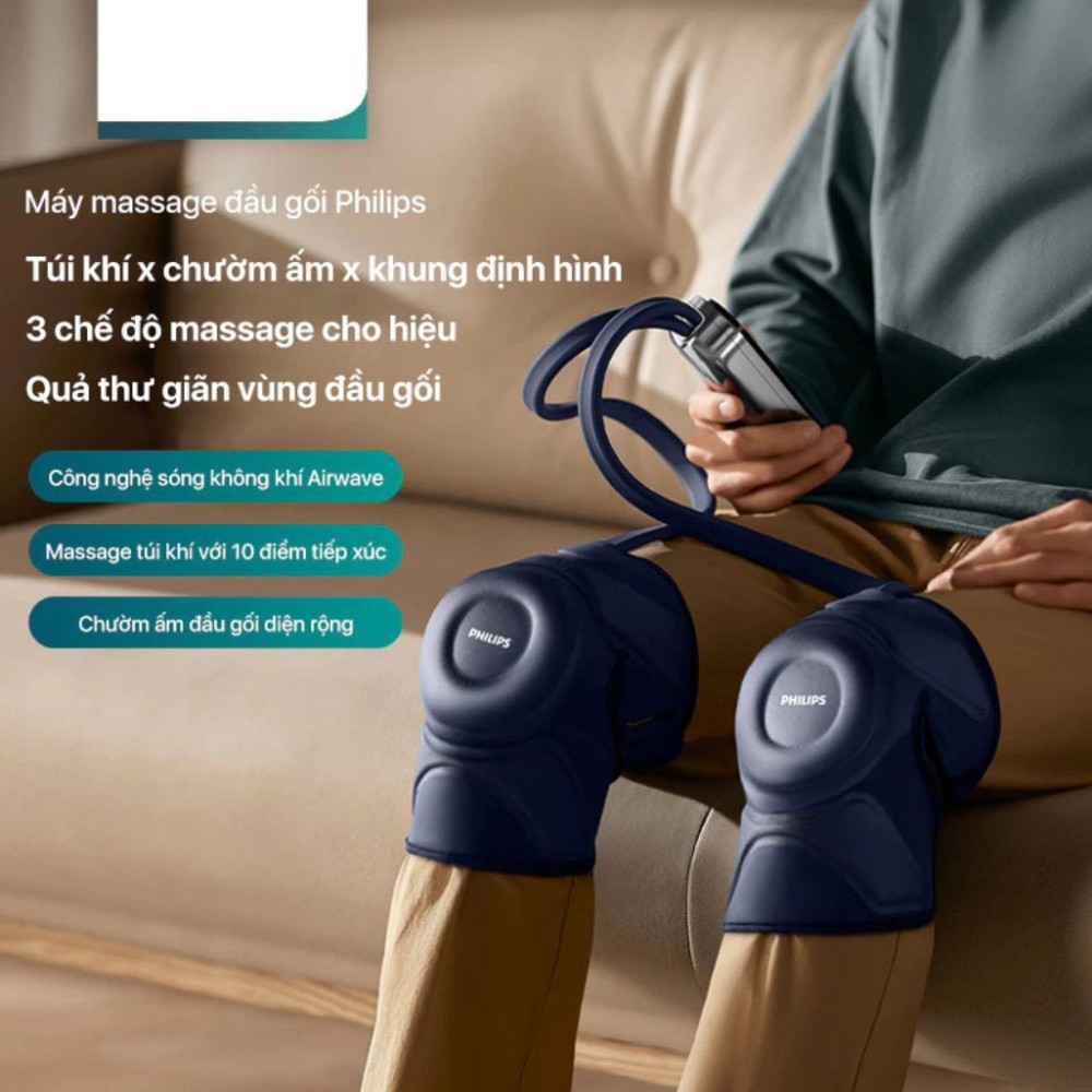 Máy massage đầu gối Philips PPM5201L - Hàng chính hãng