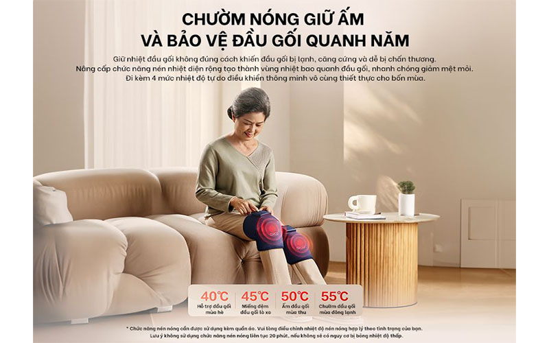 Máy massage đầu gối SKG W3 - Hàng chính hãng