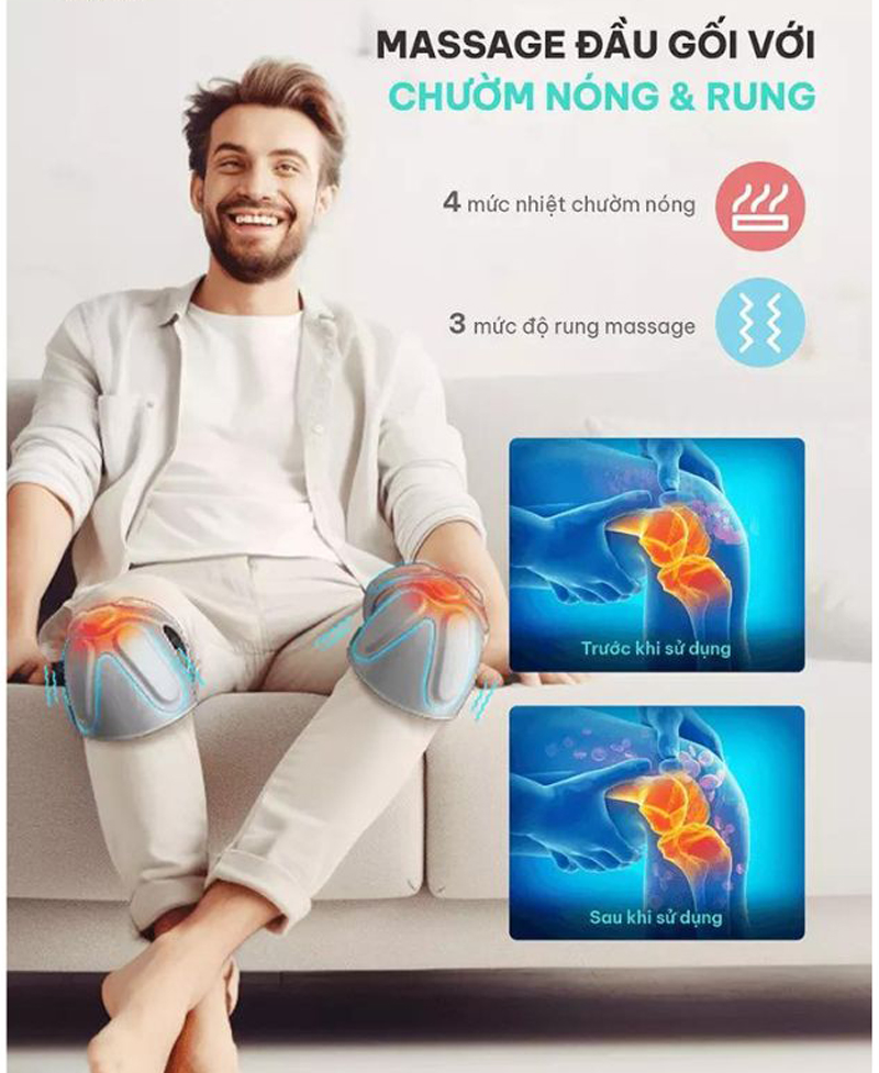 Máy massage đầu gối SKG W3 PRO - Hàng chính hãng