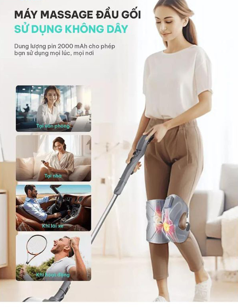 Máy massage đầu gối SKG W3 PRO - Hàng chính hãng