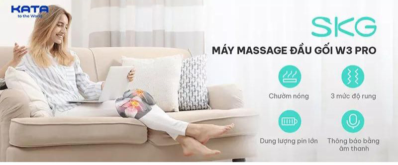 Máy massage đầu gối SKG W3 PRO - Hàng chính hãng