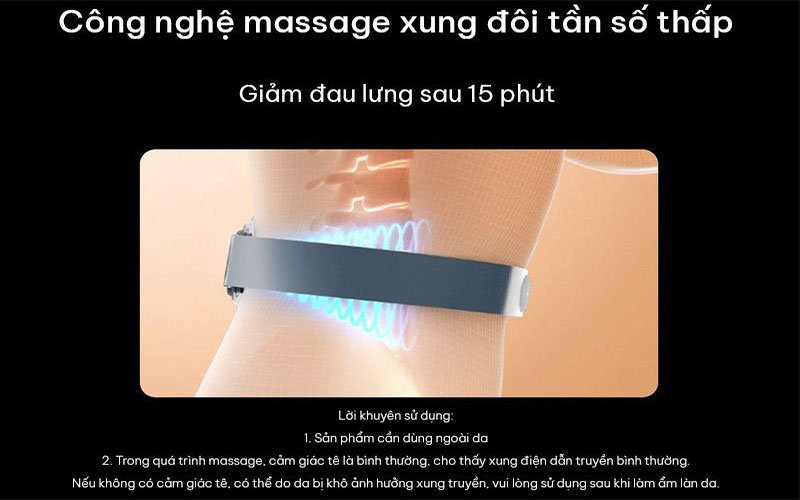 Công nghệ của Máy massage lưng SKG K3-2