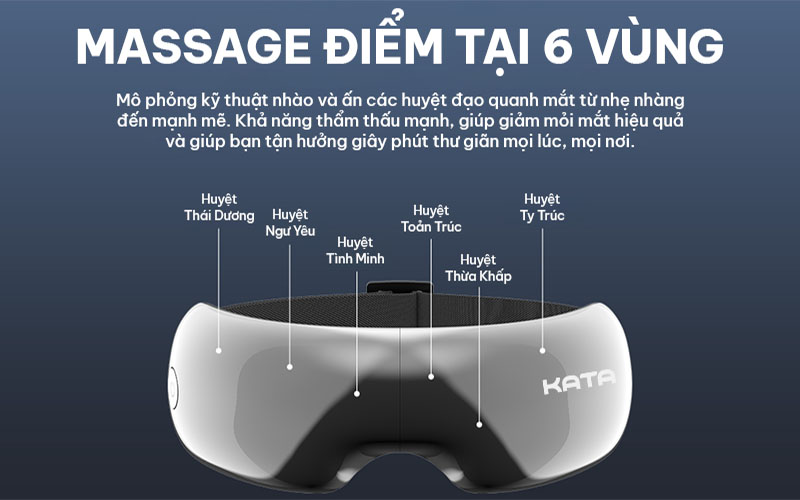 Máy massage mắt KATA ME10 - Hàng chính hãng