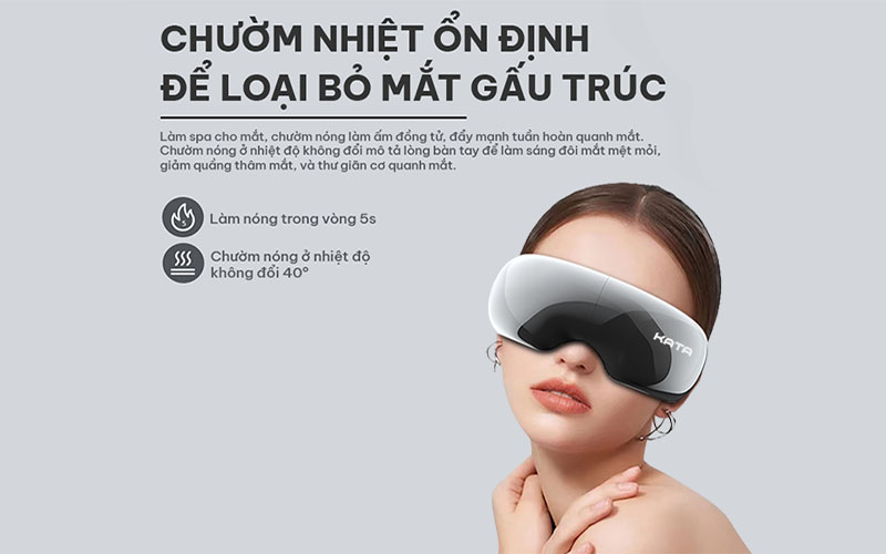 Máy massage mắt KATA ME10 - Hàng chính hãng