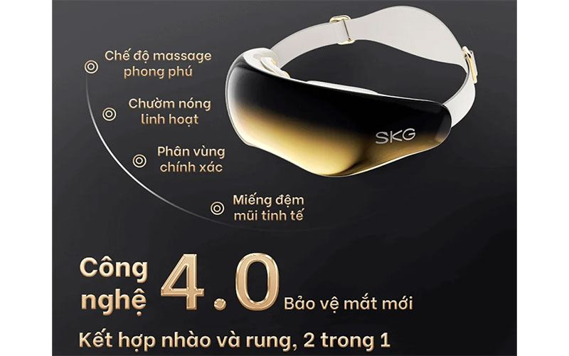 Máy massage mắt SKG E9 - Hàng chính hãng