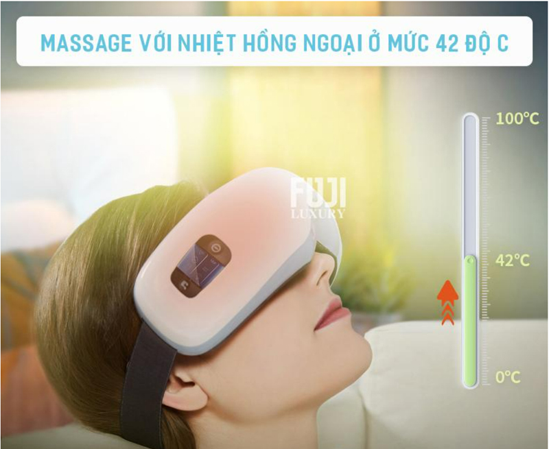 Máy massage mắt không dây FujiCare FJ-S650 - Hàng chính hãng