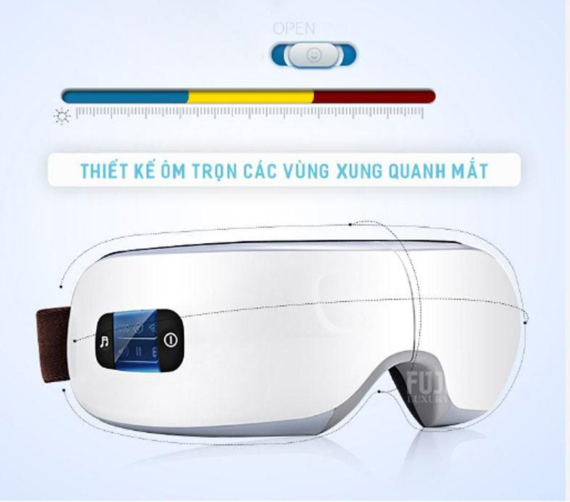 Máy massage mắt không dây FujiCare FJ-S650 - Hàng chính hãng