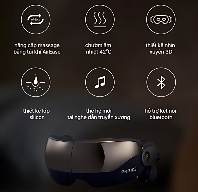 Máy massage mắt Philips PPM2702  - Hàng chính hãng