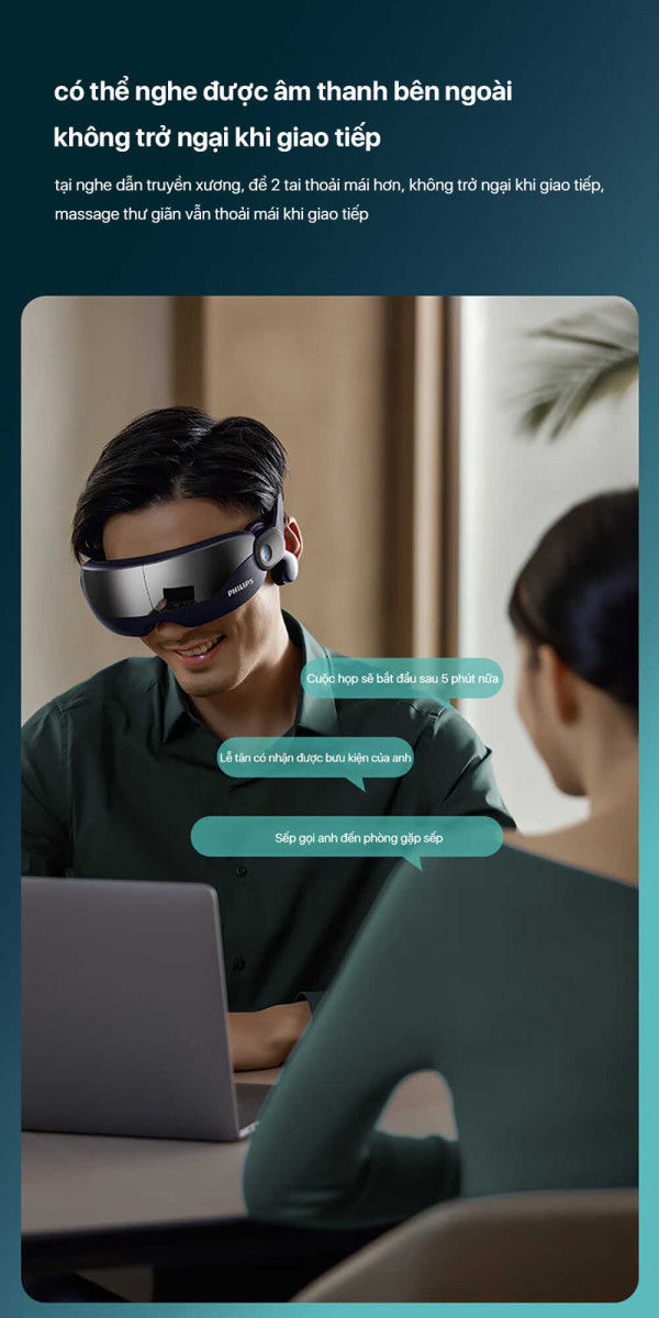 Máy massage mắt Philips PPM2702  - Hàng chính hãng