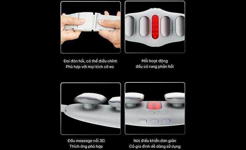 Máy massage thắt lưng SKG K3 - Hàng chính hãng