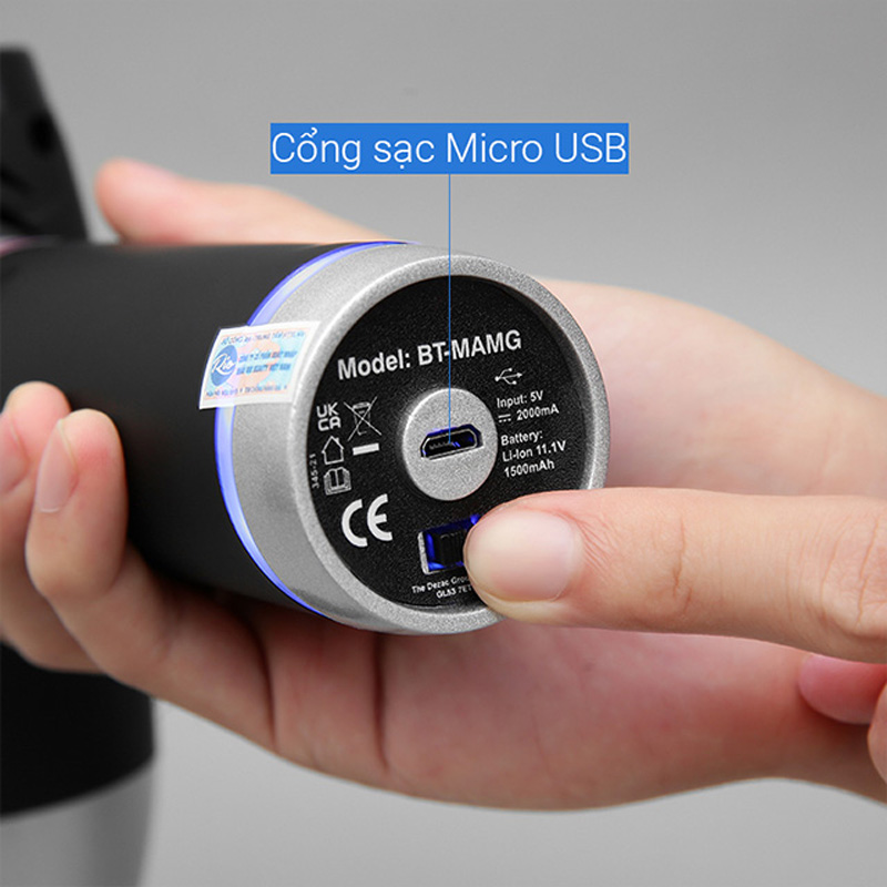 Súng massage thể thao 6 đầu chuyên dụng Rio MAMG - Hàng chính hãng