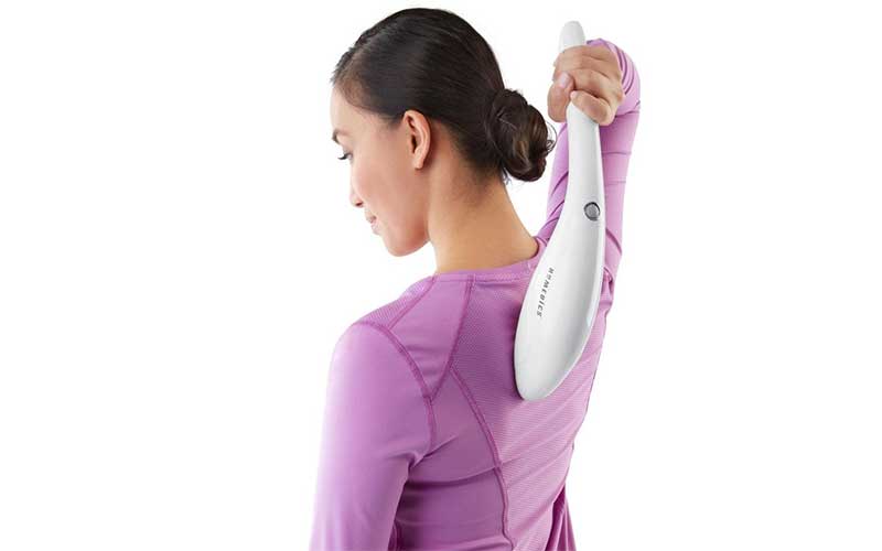 Máy massage toàn thân cầm tay pin sạc kèm nhiệt Homedics HHP-405HJ - Hàng chính hãng