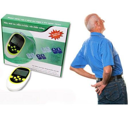 Máy massage trị liệu + 8 miếng dán Health Herald - Hàng chính hãng