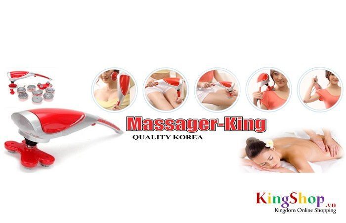 Máy mát-xa hồng ngoại 10 đầu Massager King S-1010 - Hàng chính hãng