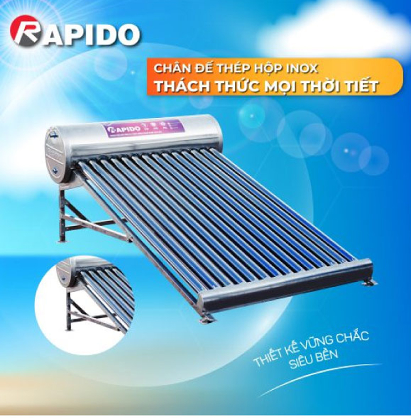 Máy năng lượng mặt trời Rapido TRENDY 18 - Hàng chính hãng