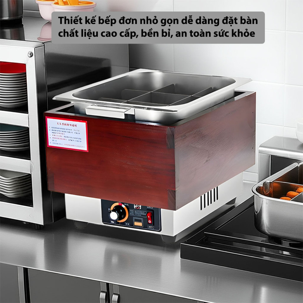 Máy nấu chả cá đơn H&C FC-8L/BF - Hàng chính hãng