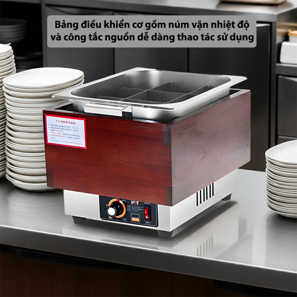 Máy nấu chả cá đơn H&C FC-8L/BF - Hàng chính hãng
