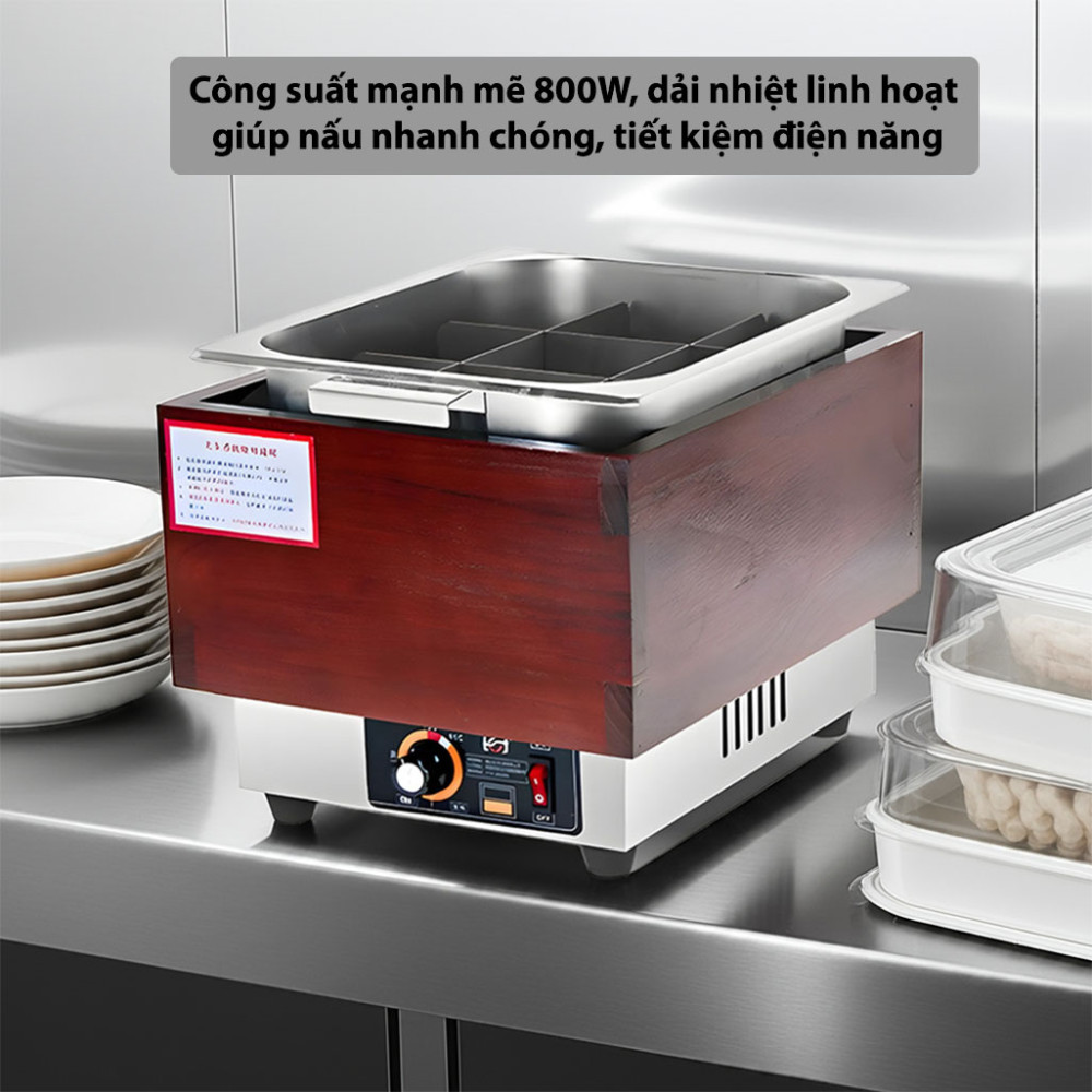 Máy nấu chả cá đơn H&C FC-8L/BF - Hàng chính hãng