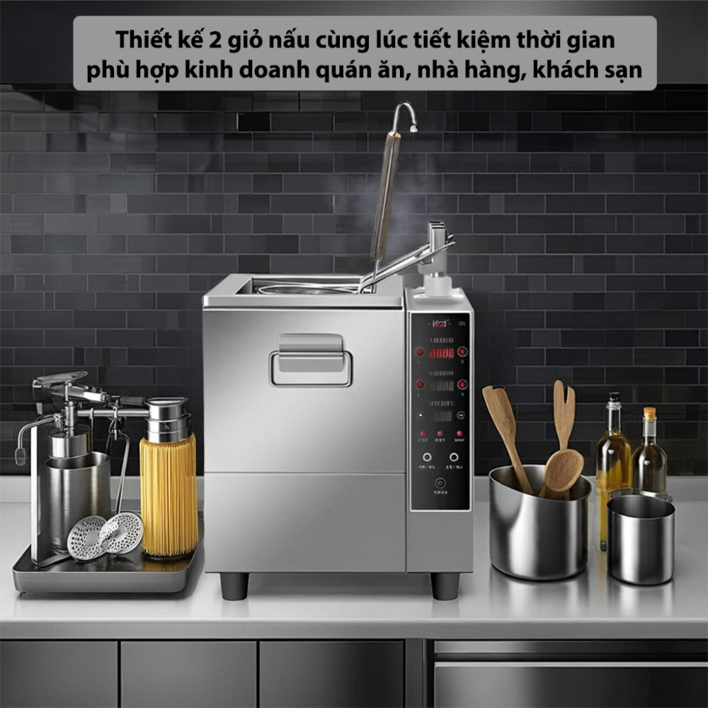 Máy nấu mì công nghiệp H&C CM-CZ2 - Hàng chính hãng