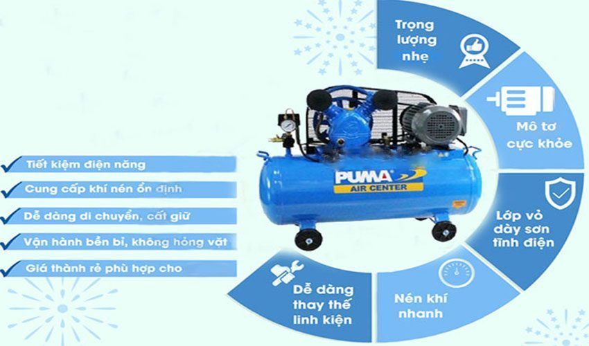 Máy nén khí Puma GX-1090 - Hàng chính hãng