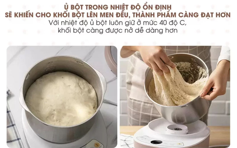Máy nhào bột tự động Bear DM-B35V1 - Hàng chính hãng