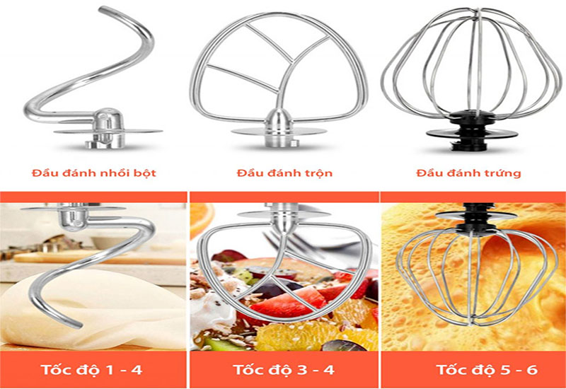 Máy nhồi trộn bột Unie M2 - Hàng chính hãng