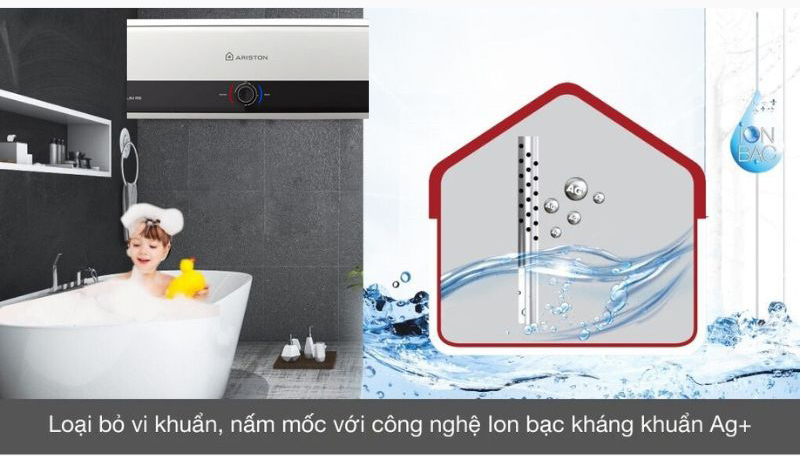 Máy nước nóng gián tiếp Ariston SLIM3 RS-30L - Hàng chính hãng