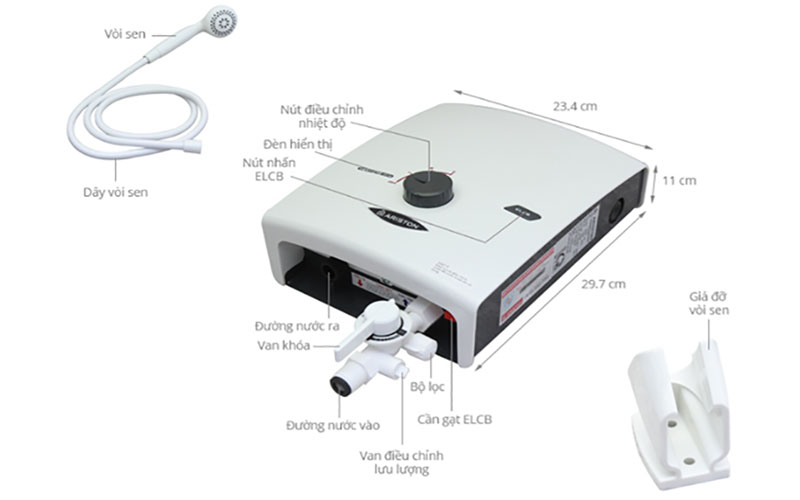 Máy nước nóng Ariston SB35PE-VN - Hàng chính hãng