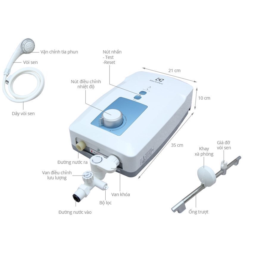 Chi tiết của máy nước nóng EWE451GX-DWB