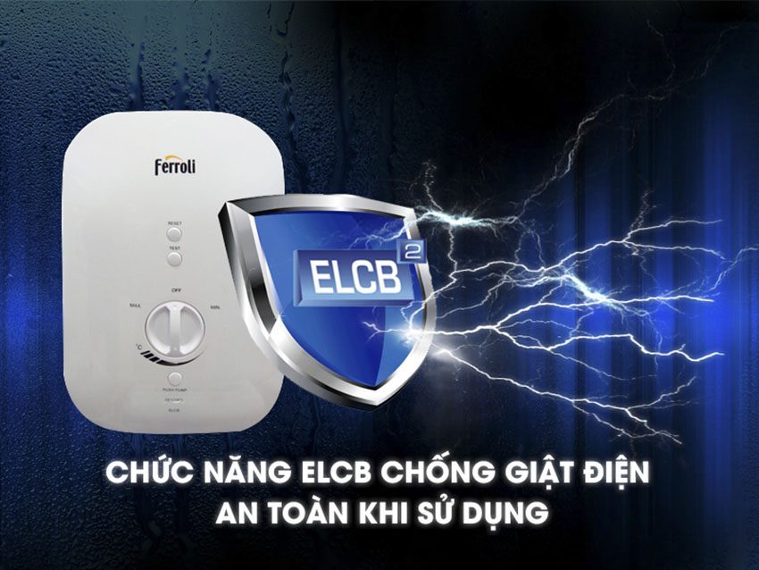 Chức năng của máy nước nóng Ferroli Divo SSP 4.5S