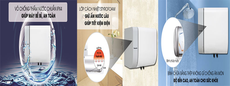 Máy nước nóng Panasonic DH-15HAMVW - Hàng chính hãng