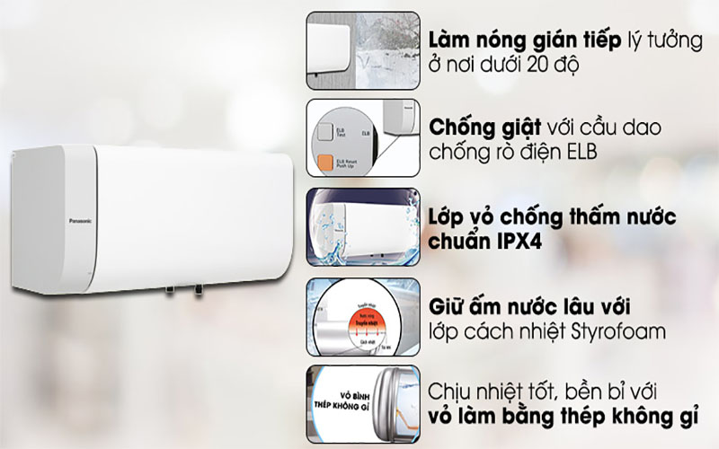 Tính năng của Máy nước nóng Panasonic DH-30HAMVW