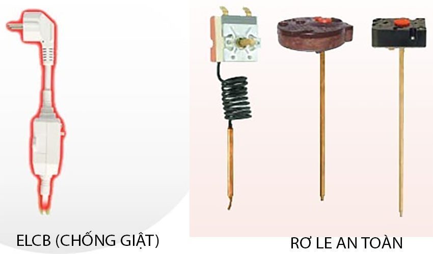 Bộ an toàn của Máy nước nóng Rapido Frido FE30L