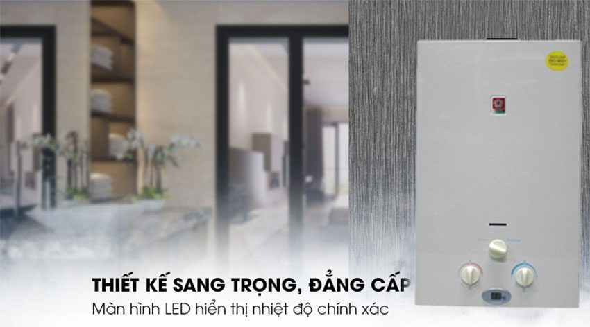 Máy nước nóng gas 10 lít Sakura SH-0810 - Hàng chính hãng