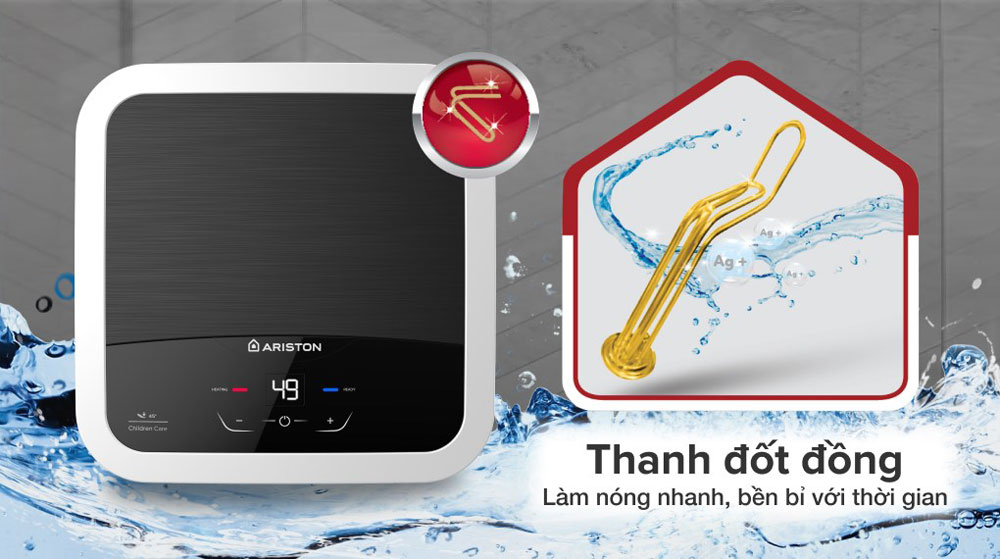Máy nước nóng gián tiếp Ariston AN2 15 LUX-D - Hàng chính hãng