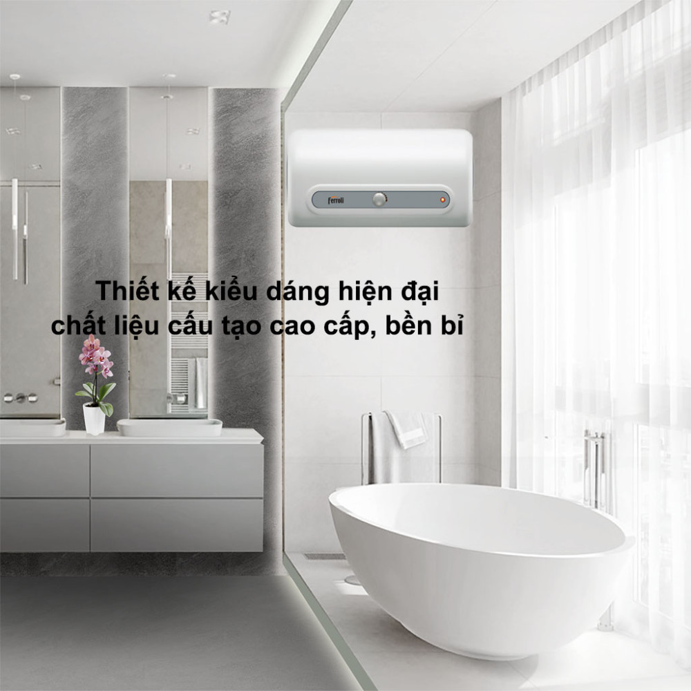 Máy nước nóng gián tiếp Ferroli QQ-AG+ 15L - Hàng chính hãng