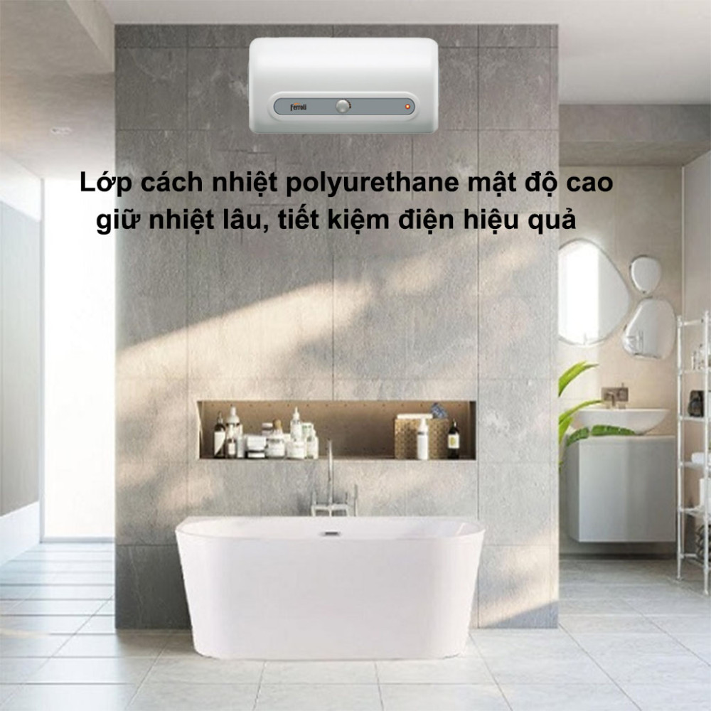 Máy nước nóng gián tiếp Ferroli QQ-AG+ 15L - Hàng chính hãng