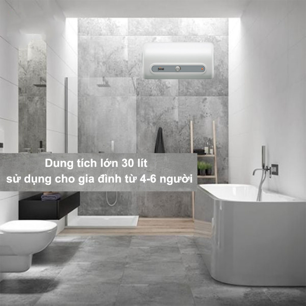 Máy nước nóng gián tiếp Ferroli QQ-AG+ 30L - Hàng chính hãng