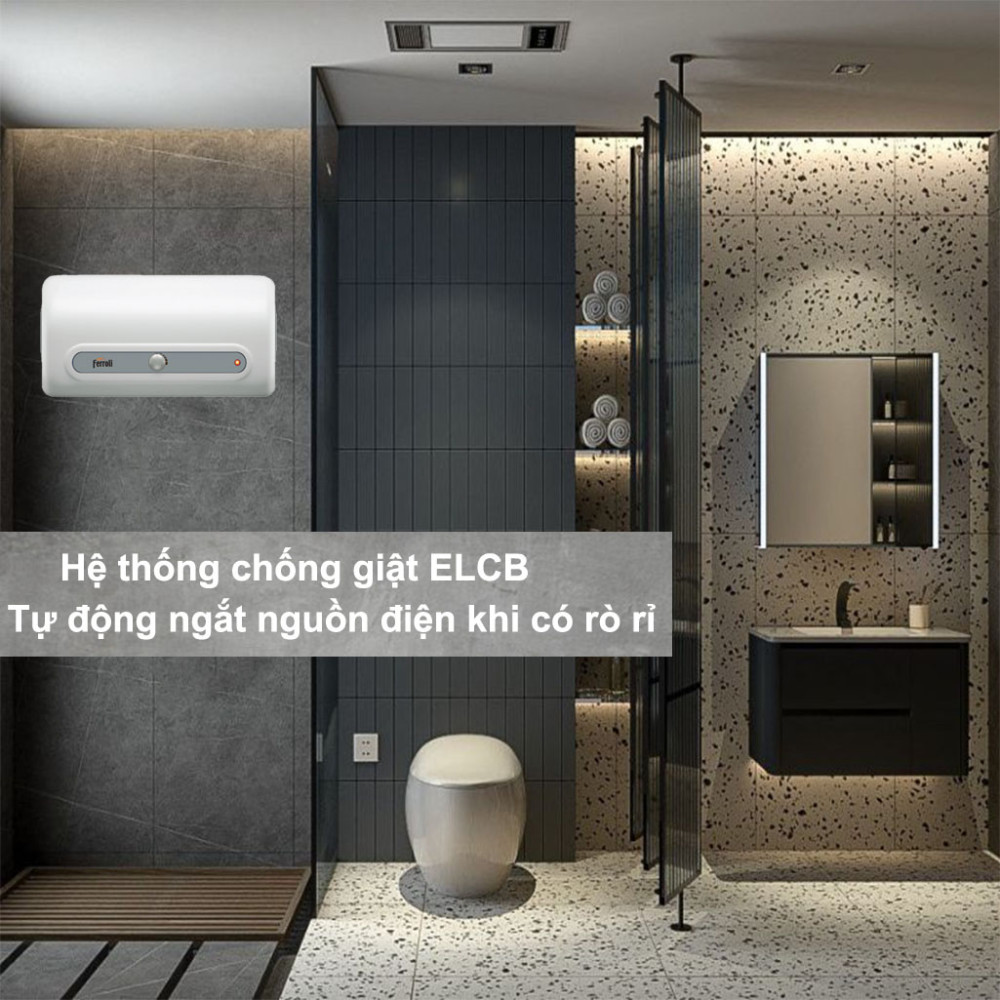 Máy nước nóng gián tiếp Ferroli QQ-AG+ 30L - Hàng chính hãng