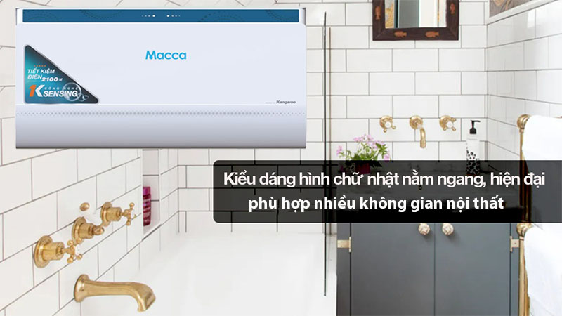 Thiết kế của Máy nước nóng gián tiếp Kangaroo KG75A3